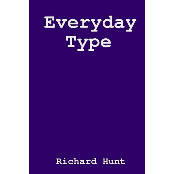 Everyday Type, (Paperback)