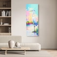 thumbnail image 2 of Expressive Egret II Panoramic Canvas Birds Wall Art by Art Remedy, Gallery Wrapped, 20x54, 2 of 6