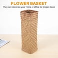 thumbnail image 5 of Florero de RatáN Cestas de Bambú de DecoracióN Floreros Cesta de Flor Fruta Florero Floreros Altos para la DecoracióN del Hogar MarróN, 5 of 5