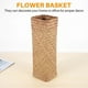 thumbnail image 5 of Florero de RatáN Cestas de Bambú de DecoracióN Floreros Cesta de Flor Fruta Florero Floreros Altos para la DecoracióN del Hogar MarróN, 5 of 5