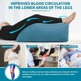 thumbnail image 3 of Yunnyp Inflatable Leg Rest, Leg Wedge Pillow for Raising Legs and Kneehelps Relieve Edema - Improves Blood Circulation, Light and Portable, 3 of 6