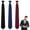 Black Blue Wire Red, variant on Men's Ties, Clip-on Ties Solid Neck Strap Tie, for Wedding, Graduation School Uniforms, Blue