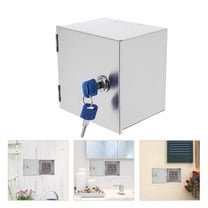 MIPCASE Heavy Duty Lockable Stainless Steel Electrical Outlet Cover Weatherproof Protector