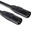 thumbnail image 4 of Cable XLR Suanqi Balanced DMX de 3 pines macho a hembra de 30 cm, paquete de 2, 4 of 6