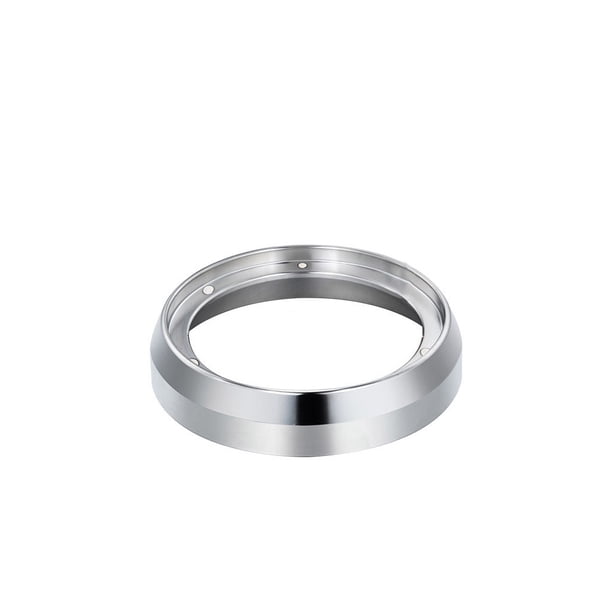 Injueey Anillo de dosificación de recepción de polvo de café Filtrado giratorio Anillos recargables fijos Tamper para tazón de preparación Juegos de servir café y té 51 mm