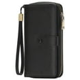 thumbnail image 6 of GAEKEAO Women’s Bifold Wallet Rfid Blocking Leather Organizer with Wristlet 45 Card Slots, 6 of 8