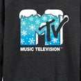 thumbnail image 3 of MTV - Snowflakes  - Women's Lightweight French Terry Long Sleeve Shirt, 3 of 5