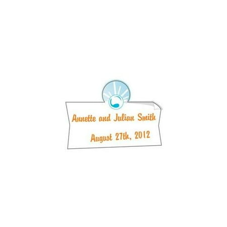 Weddingstar 8791-29 Fridge Note Sticker- Aqua Blue- pack of 36