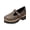 Brown, variant on Women's Mary Jane Shoes Chunky Lug Sole Platform Adjustable Buckle Strap Vintage Casual Dress Shoes
