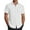 White, variant on COOFANDY Men's Business Casual Shirt Solid Short Sleeve Button Down Dress Shirts