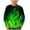 B, variant on Boys Girls Cool Fire Graphic Long Sleeve Shirt Pullover Crewneck Tee Soft Polyester Comfortable Casual Top Trendy Childrens Wear