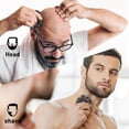 thumbnail image 3 of MAXGROOM 7D Head Shaver for Bald Men, Electric Razor with Upgraded Flexible Blades, Long Battery Life, IPX6 Waterproof, LED Display, Ergonomic Design, Rechargeable, 2 Speed Settings,, 3 of 9