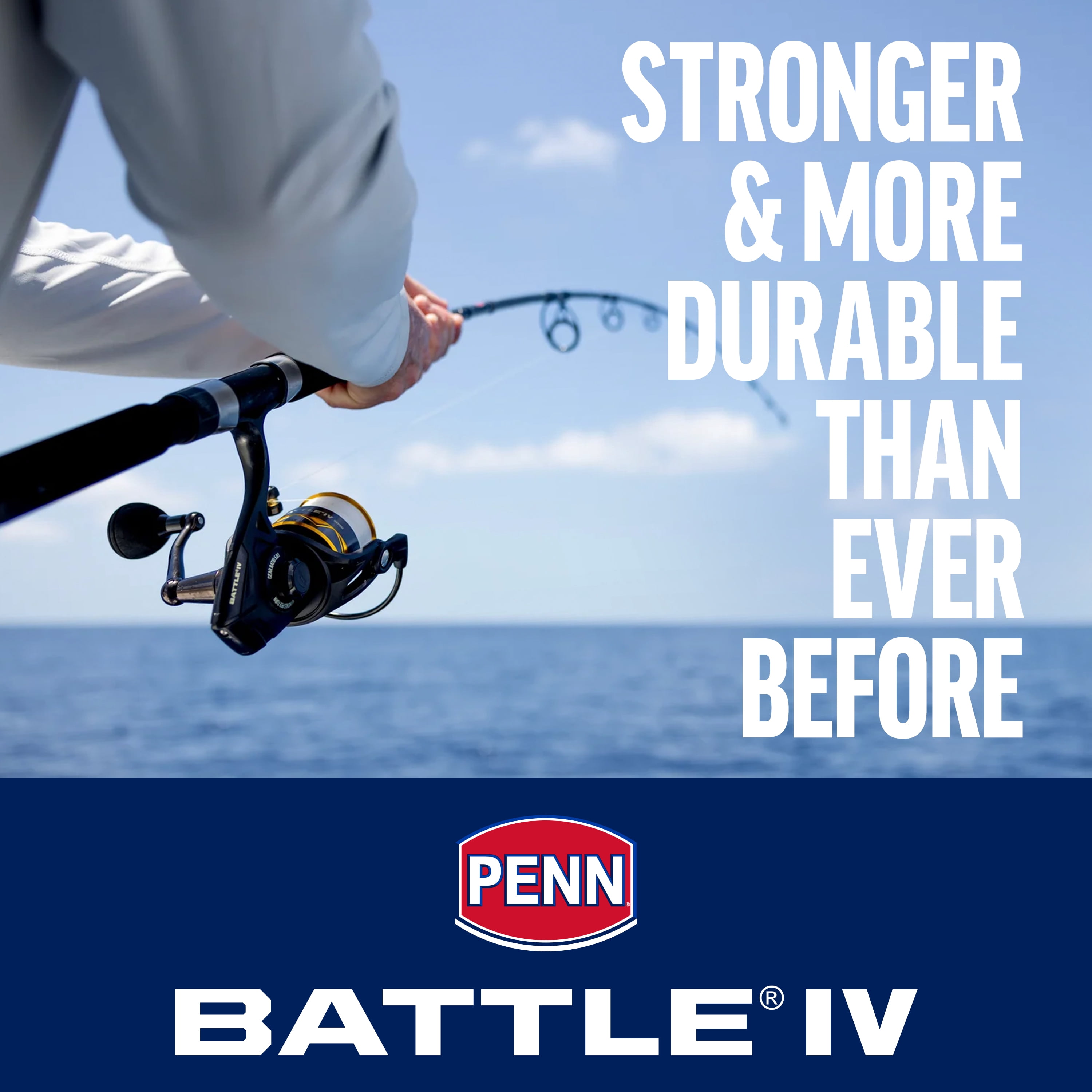 PENN Battle IV Spinning Reel, 500 Size Fishing Reel