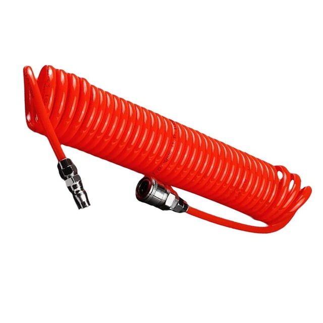 Tubo flexible de resorte de de retroceso de PU de 8 x 5 m herramienta compresor de 15 metros 15 m 8x5 mm Sharpla Tubo del resorte del compresor de aire