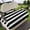 Black, variant on Golf Cart Seat Covers for 2 Seater,Black Striped Microfiber Cart Seat Towel Blanket,Modern Simple Monochrome Geometric White Absorbent Breathable NonSlip Bench Seats Protector for Golf Course 51"x31"