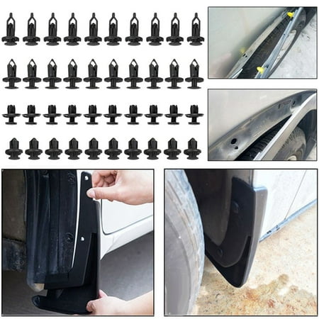 

Geege 40Pcs Car Push Retainer Pin Body Bumper Rivet Trim Moulding Clip Accessories Kit