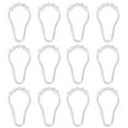 thumbnail image 1 of Mainstays Plastic Glide Shower Hooks, Clear, Set of 12, 1 of 5