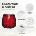 thumbnail image 6 of Lsque Spiders On The Web And Space Printed Women's Running Shorts with Liner Pockets,Elastic Quick Dry Workout Athletic Gym Yoga Shorts,Womens High Waist Shorts-Large, 6 of 9