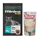 thumbnail image 1 of Minino Plus 10 Kg + Churu Snack Salmon y Atun 14 g (4 Pzas.), 1 of 4