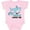 AD-Pink, variant on My Uncle Loves Me with Cute Sharks Boys or Girls Baby Bodysuit