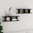 thumbnail image 5 of vidaXL Wall Shelves 2 pcs Floating Wall Shelf for Living Room Engineered Wood, 5 of 193