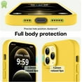 thumbnail image 3 of Funda de Silicona Engrosada para iPhone 12 Pro Max, Amarilla, 3 of 7
