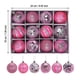 thumbnail image 3 of ELEVENTIME - 12 bolas navideñas pequeñas de 5,9 cm, de plástico irrompible, ideales para colgar en el árbol de Navidad, fiestas, bodas y otras ocasiones. Oferta en liquidación., 3 of 8
