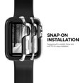 thumbnail image 4 of Zizo SHOCK Series Apple Watch 38mm Case - Military Grade Drop Tested with Metallic Bumper (Silver & Black), 4 of 6