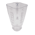 thumbnail image 2 of Oster Cloverleaf Top Plastic Blender Jar, Clear, 2 of 6