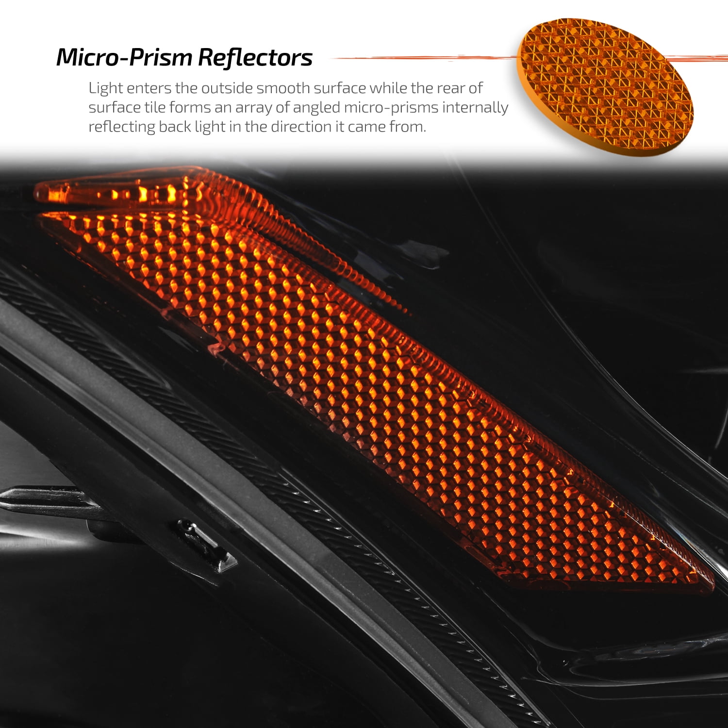 AKKON - Fit 210-2015 Infiniti G37/G25/Q40 Sedan 4-Door [HID/Xenon Type] Projector Black Headlights Driver + Passenger