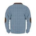 thumbnail image 4 of Blusas y camisas de manga larga con cuello redondo Sudadera con capucha de cuello redondo para hombre Jersey estampado Blusa de poliéster de manga larga para hombre, 4 of 4