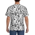 thumbnail image 3 of Vsdgher Fall Forest Print Men's Dry Fit Mesh Athletic Shirts Moisture Wicking Tennis T-Shirt Tops, 3 of 9