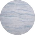 thumbnail image 2 of Addison Rugs Mayfield Premium Machine Washable Transitional Stripes Sky Round Rug, 8' x 8', 2 of 5