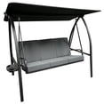 thumbnail image 1 of F. Corriveau International - Balançoire de Luxe 3 Places avec Coussins et Table d'Appoint, Gris, 1 of 1