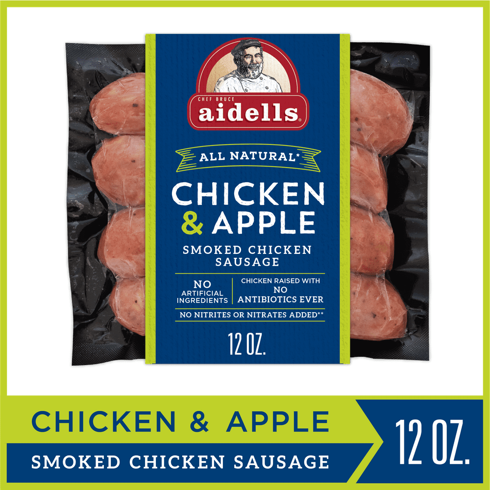 Aidells® Smoked Chicken And Apple Sausage Links, 4 Count - Walmart.com