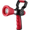 thumbnail image 1 of High Pressure Fireman Nozzle, Heavy Duty Metal Garden Hose Nozzle With Slide Ergonomic Handle And Lever Handle, Adjustable Water Nozzle For Watering L, 1 of 5