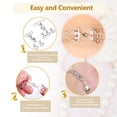 thumbnail image 3 of Alexcraft Necklace Layering Clasps - 14K Gold Plated Necklace Separator for Layering - Necklace Connectors for Multiple Necklaces, 3 of 7