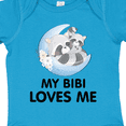 thumbnail image 4 of Inktastic Raccoon My Bibi Loves Me Boys or Girls Baby Bodysuit, 4 of 5