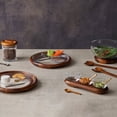 thumbnail image 5 of Nambe Cooper Cheese Tray with Knife, Brown, 5 of 6