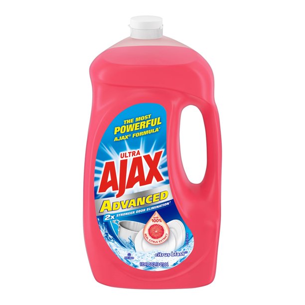 Ajax Advanced Citrus Blast Dishwashing Liquid (102 oz.)