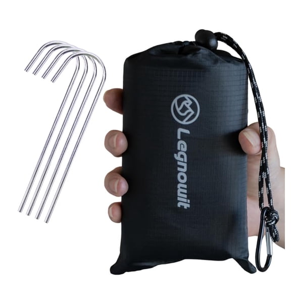 Manta Legnowit para exteriores, 140 x 200 cm, impermeable y plegable