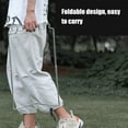 thumbnail image 3 of Generic Portable Folding Trash Rack for Outdoor Use - Dedicated Holder for Garbage Bags, Ideal for Kitchen, Camping, and Barbecue - Available in Black or White, 3 of 6