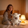 thumbnail image 3 of Brenberke Adorable Highland Cow Plush Toy - Soft Furry Cuddly Stuffed Animal For Stress Relief & Emotional Comfort, Cute Home Decor, Perfect Year of The Horse 2026 & Valentine's Day Gift, 17.7in, 3 of 8