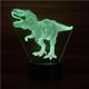 thumbnail image 2 of Toystoory Lámpara de cabecera de dinosaurio 3D Holograma Ilusión Luz nocturna con control remoto Iluminación y accesorios Toystoory HA020118-00, 2 of 6