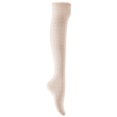 thumbnail image 3 of lian style women's 4 pairs over knee-high cotton socks size 6-9(black,coffee,dark grey,white), 3 of 3