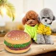 thumbnail image 3 of Pet Toy Sound Hamburger Food Shaped Squeaky Puppy Dog Play Toys Supplies, 3 of 8