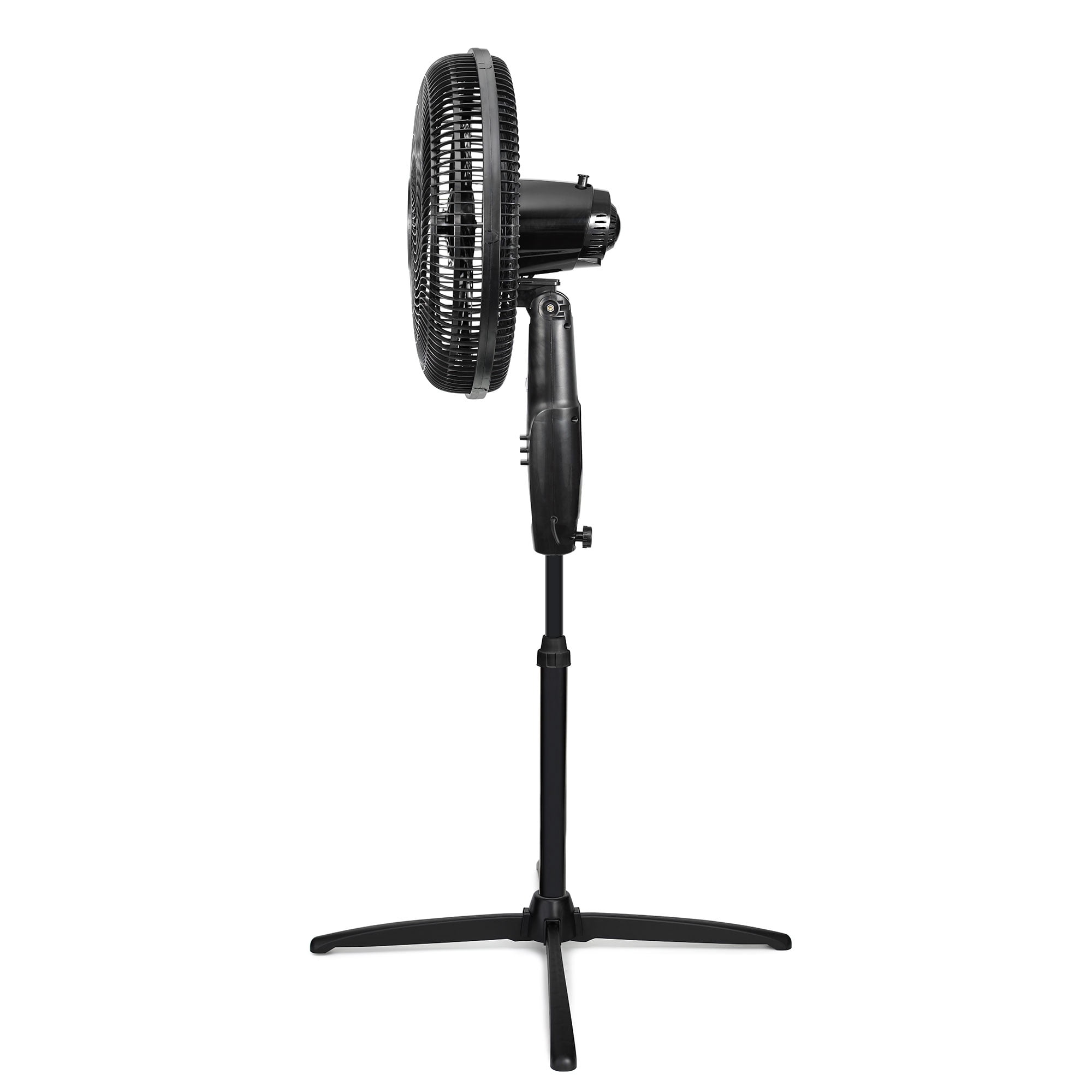 Practika 16” Pedestal Fan, Quiet Oscillating Standing Fan for Bedroom & Living Room, 3 Speeds, Adjustable Height, Easy Assembly