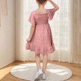 thumbnail image 6 of Nskgu Tween Girls 2025 Summer Dresses Kids Polka Dot Dress Girls Spring Dresses Size 4-14 Years, 6 of 6