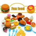 thumbnail image 2 of Juguetes de cocina, juguete de comida, juego de hamburguesas de cocina, juego de simulación educativo, regalo para niños y niñas Namotu LL-0412, 2 of 4