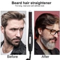 thumbnail image 4 of Deago Beard Straightener Comb Quick Heated Brush Styler For Mens Pro Hair Electric, 4 of 8